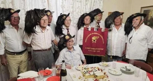 2023년 12월 31일 세상을 떠난 이탈리아 111세 최고령 남성. [엑스(X·옛 트위터) 캡처]